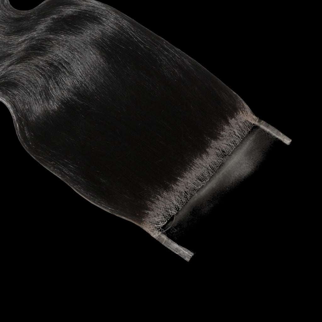 Jet Black Body Wave 5x5 HD Lace Human Hair Closure by Private Label