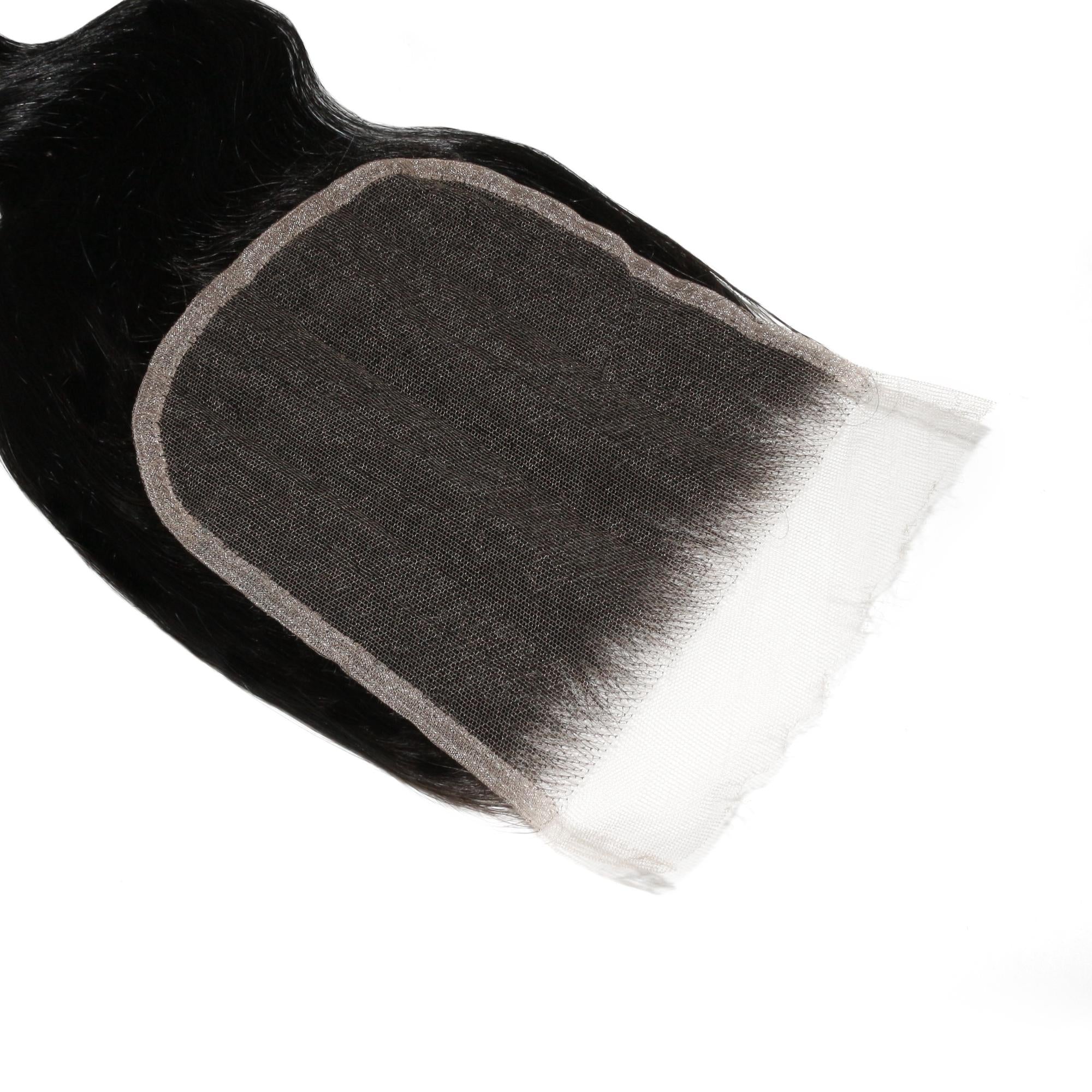 Jet Black Body Wave 5x5 HD Lace Human Hair Closure by Private Label