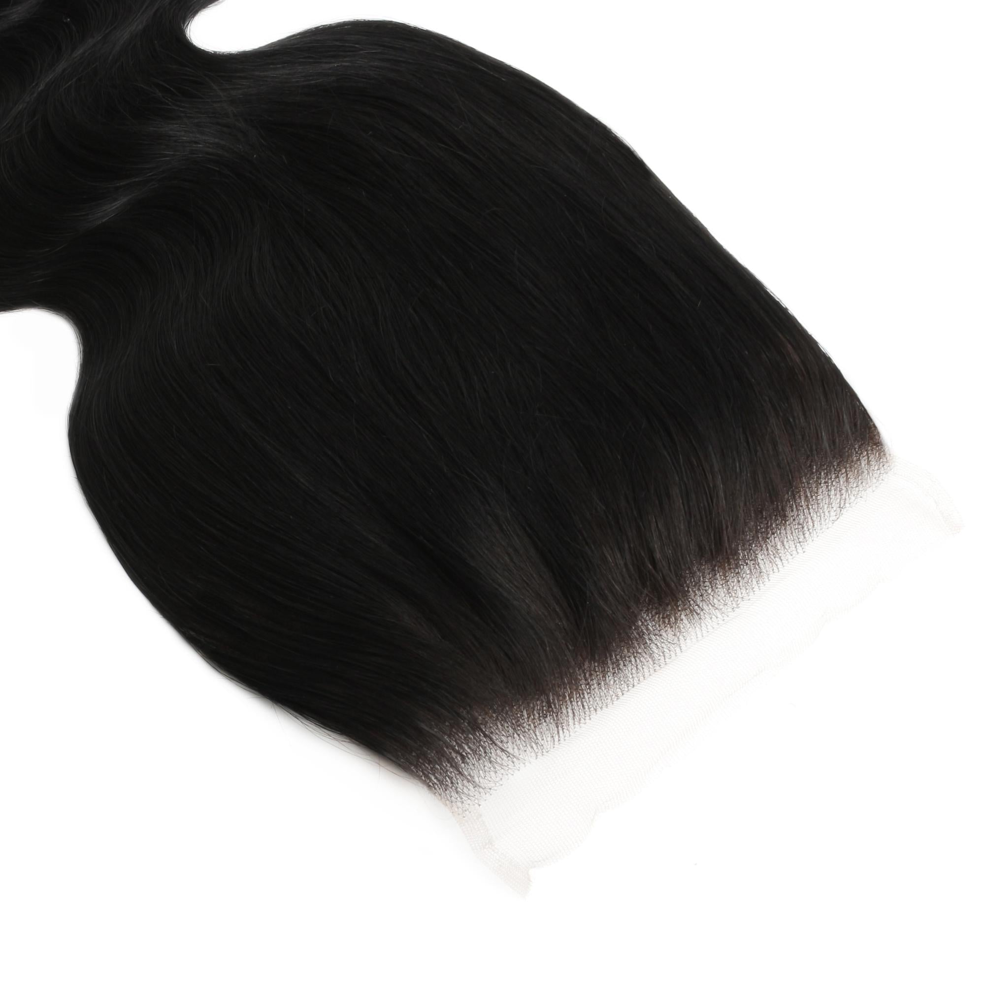 Jet Black Body Wave 6x6 HD Lace Human Hair Closure by Private Label