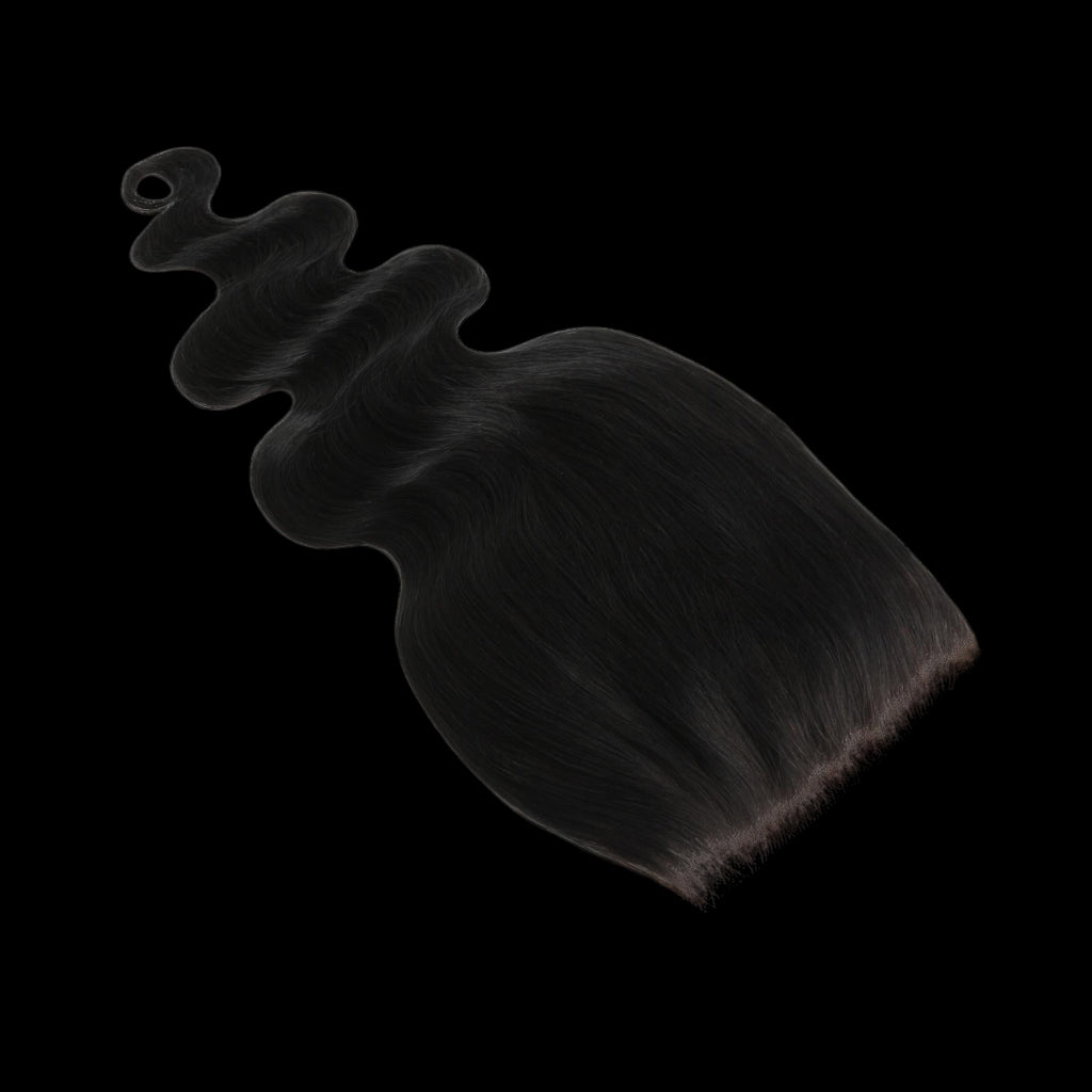 Jet Black Body Wave 6x6 HD Lace Human Hair Closure by Private Label