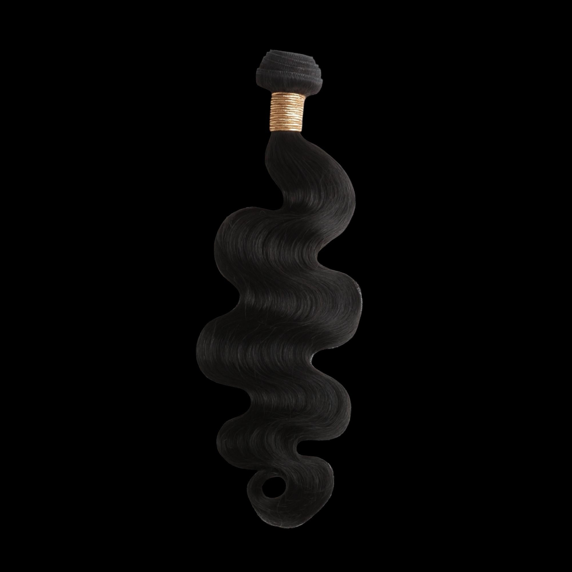 Jet Black Body Wave 100% Human Hair Bundles by Private Label