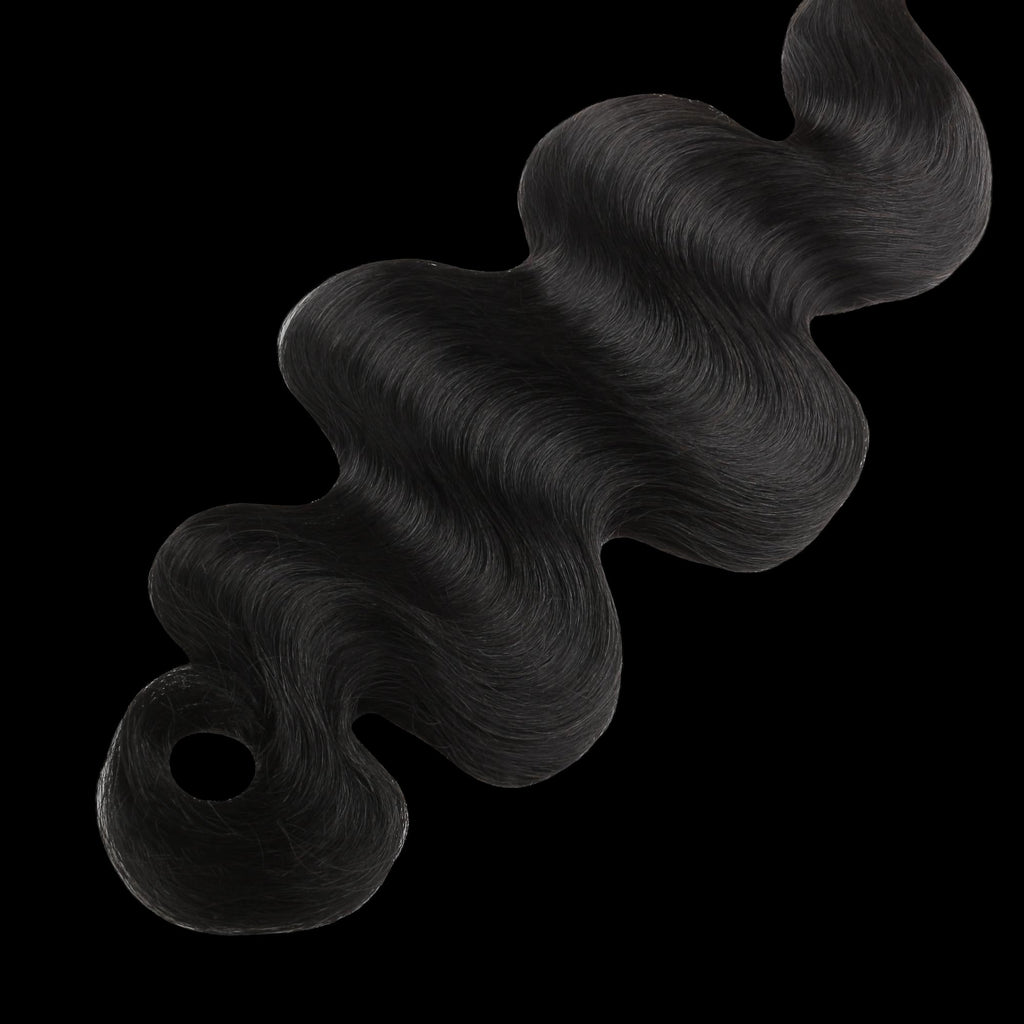 Jet Black Body Wave 100% Human Hair Bundles by Private Label