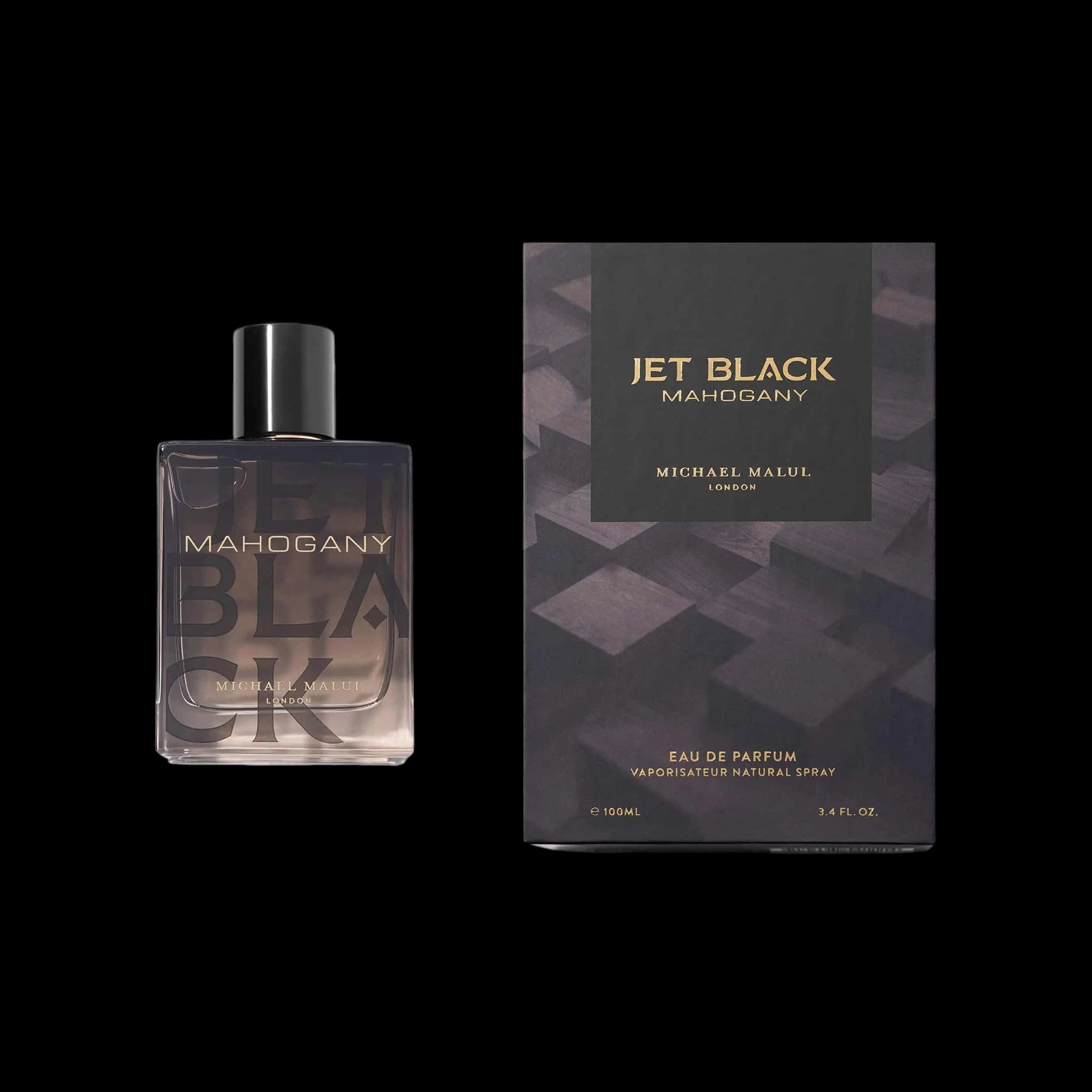 Jet Black Mahogany By Michael Malul For Men 3.4 oz EDP Spray by perfumesandrea