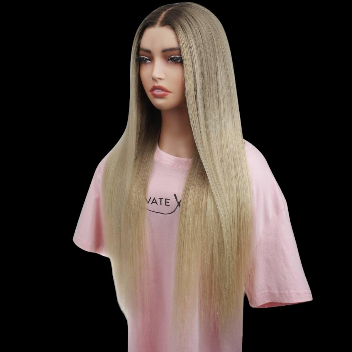 Jezebel Glueless 5x5 HD Lace Professionally Colored 100% Human Hair Closure Wig by Private Label