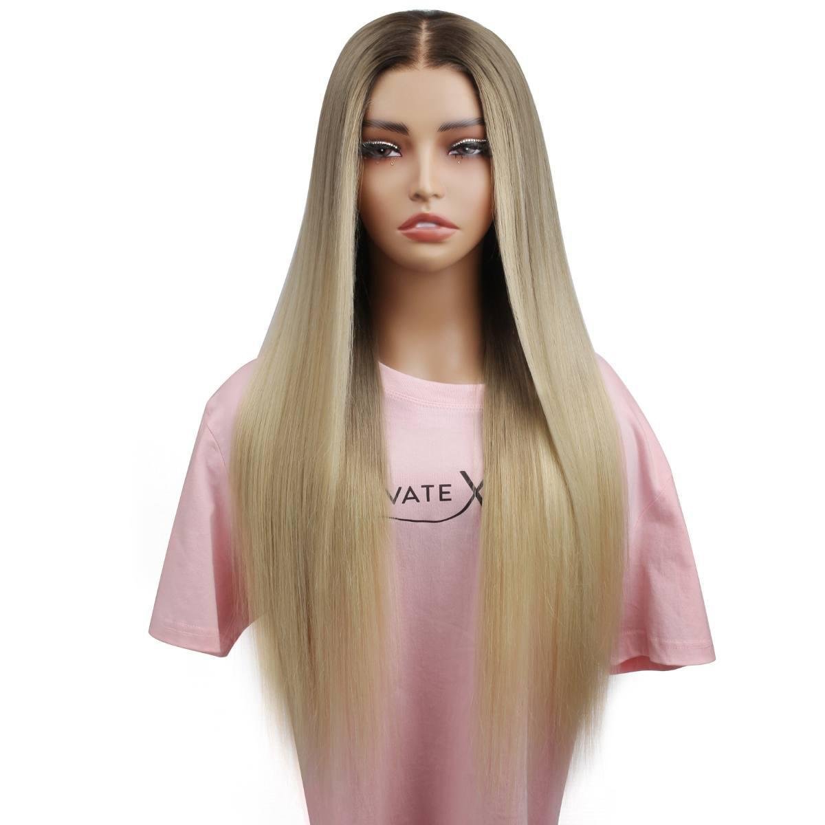 Jezebel Glueless 5x5 HD Lace Professionally Colored 100% Human Hair Closure Wig by Private Label