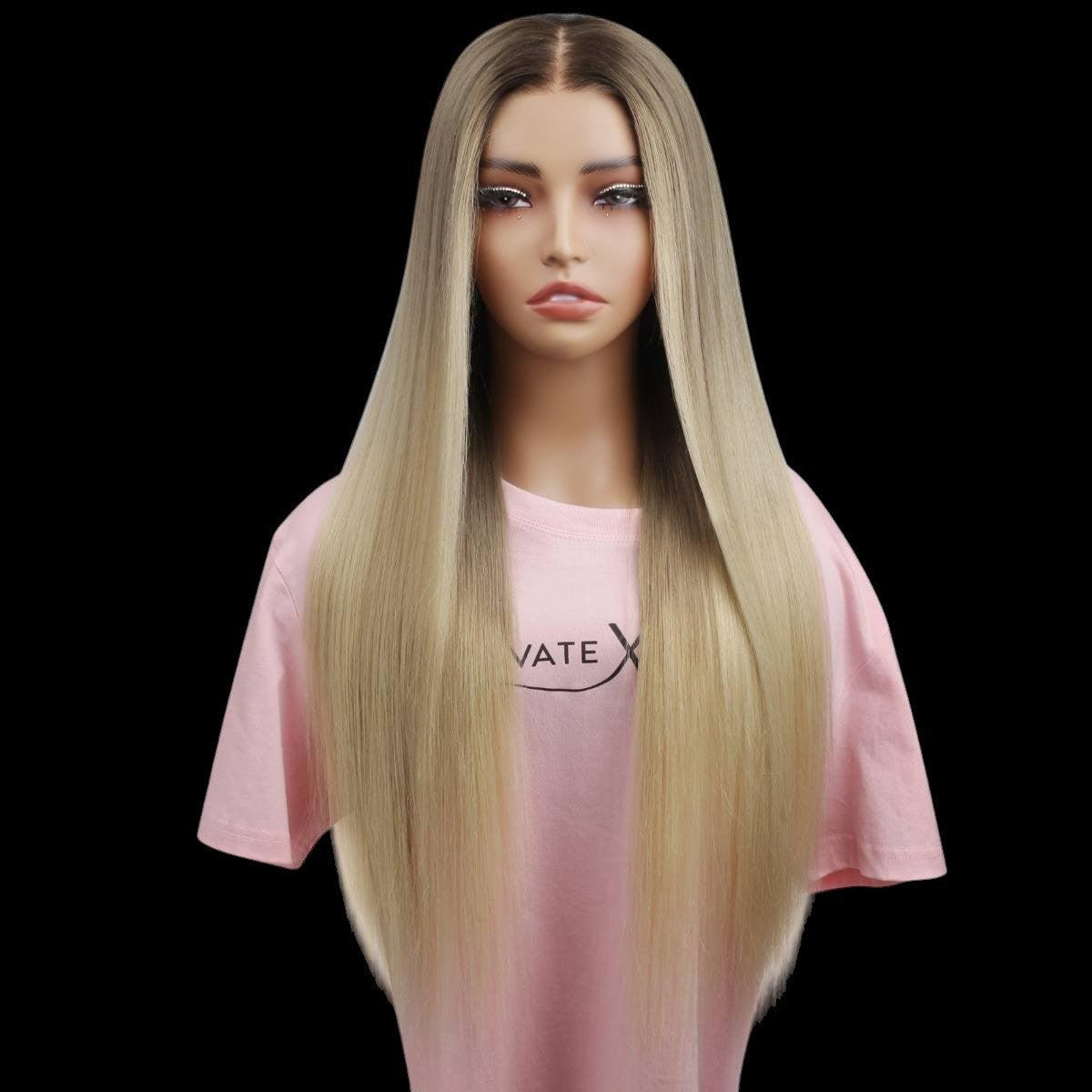 Jezebel Glueless 5x5 HD Lace Professionally Colored 100% Human Hair Closure Wig by Private Label