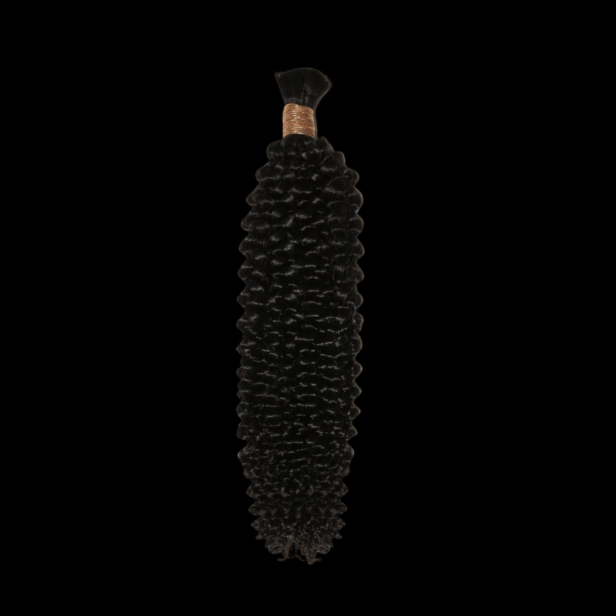 Kinky Curly Bulk 100% Human Braiding Hair by Private Label