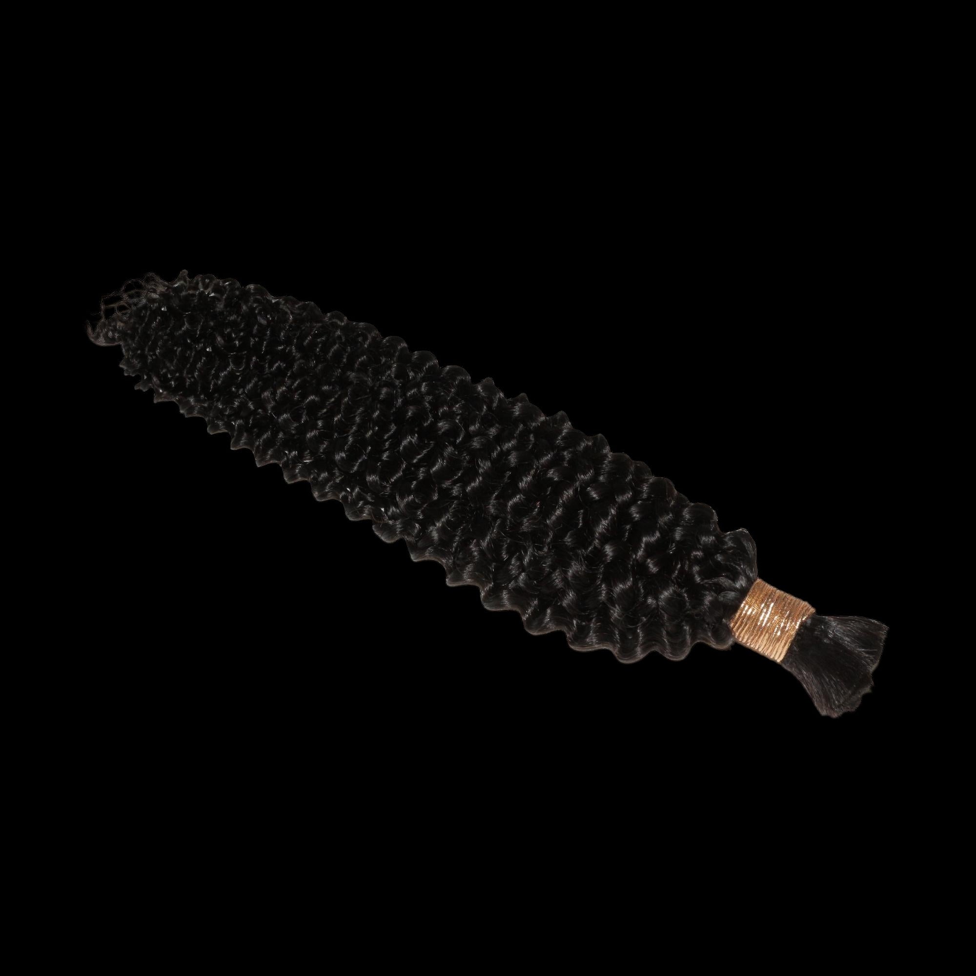 Kinky Curly Bulk 100% Human Braiding Hair by Private Label