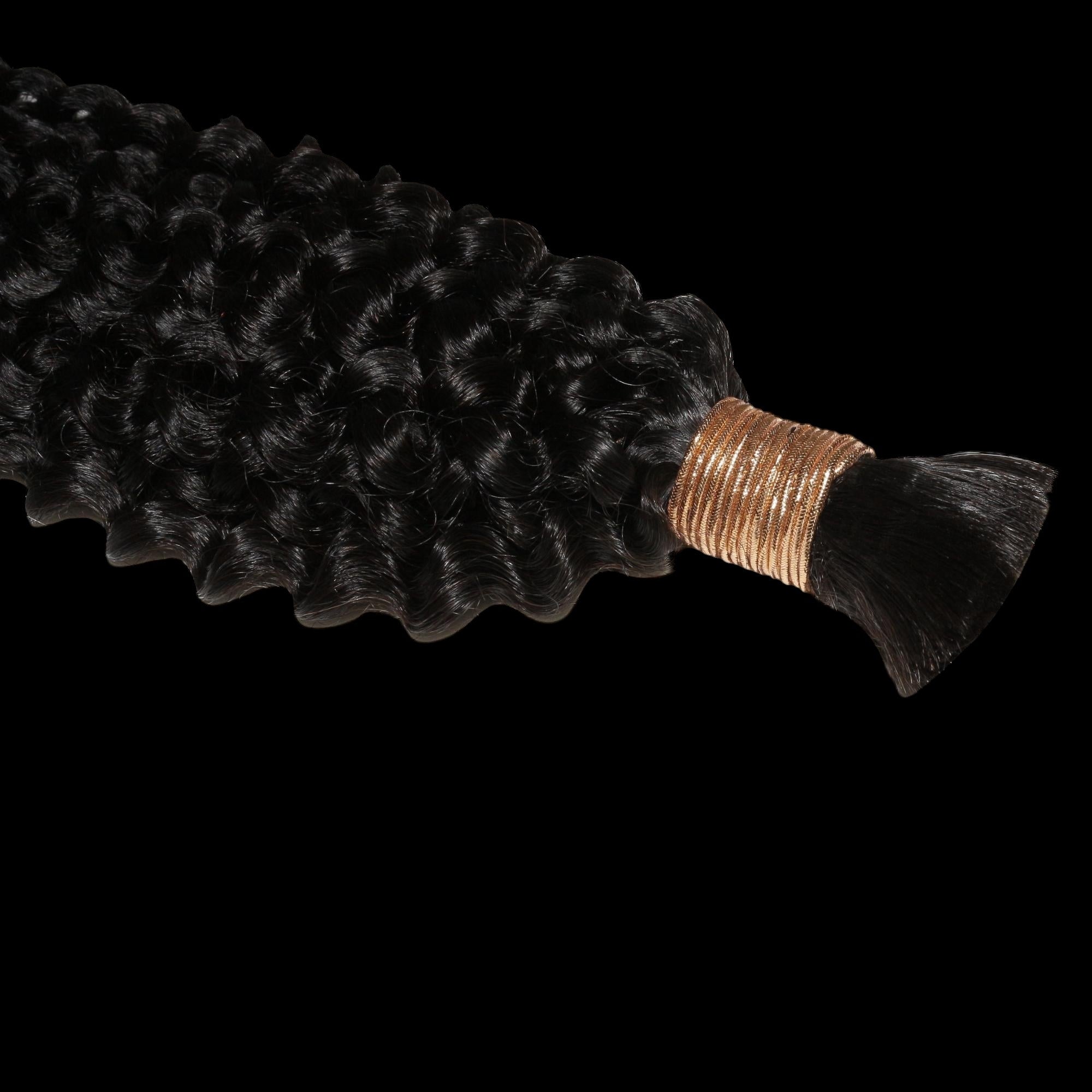 Kinky Curly Bulk 100% Human Braiding Hair by Private Label