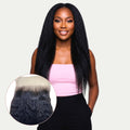 Kinky Straight 4x4 Transparent Lace Human Hair Closure by Private Label