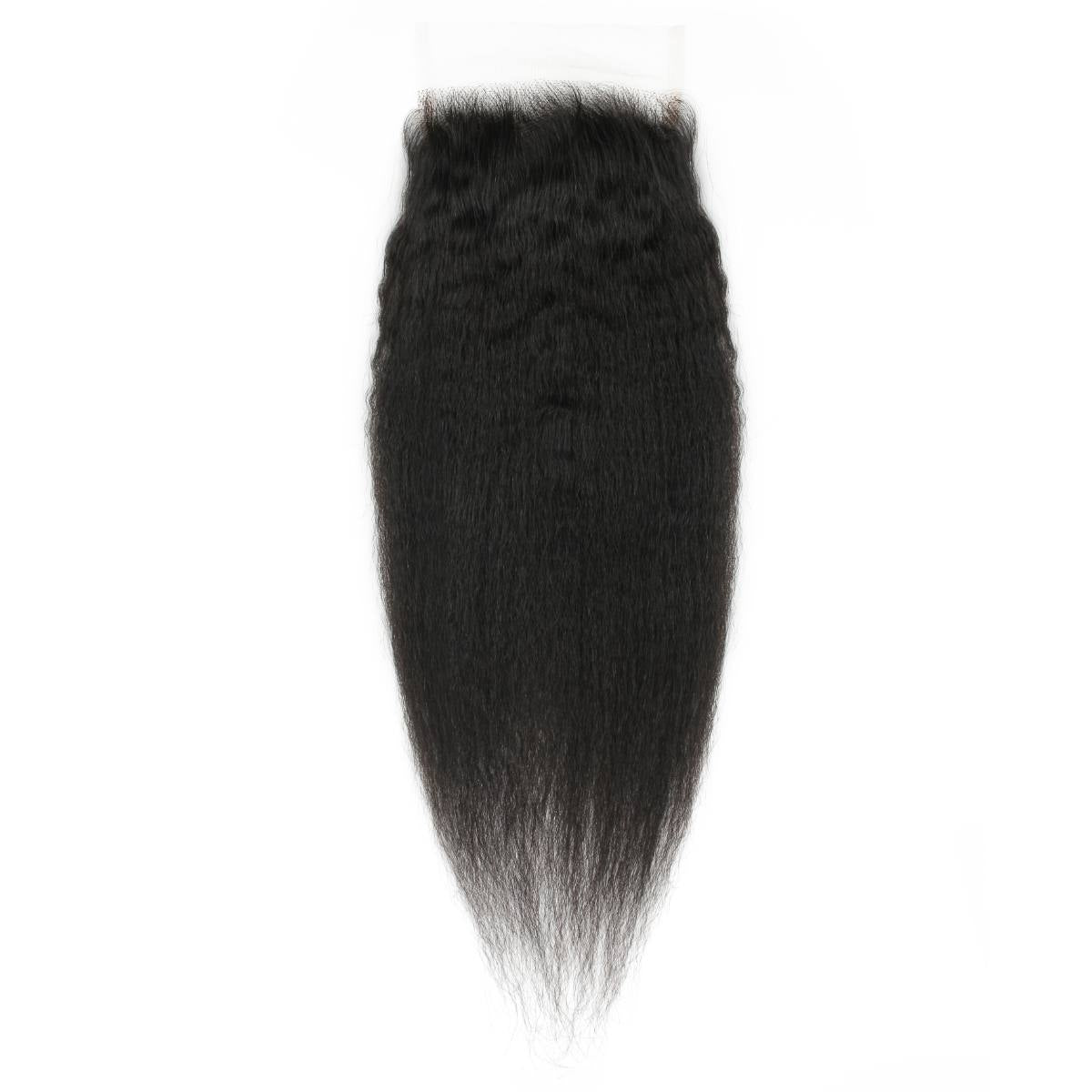 Kinky Straight 5x5 HD Lace Human Hair Closure by Private Label