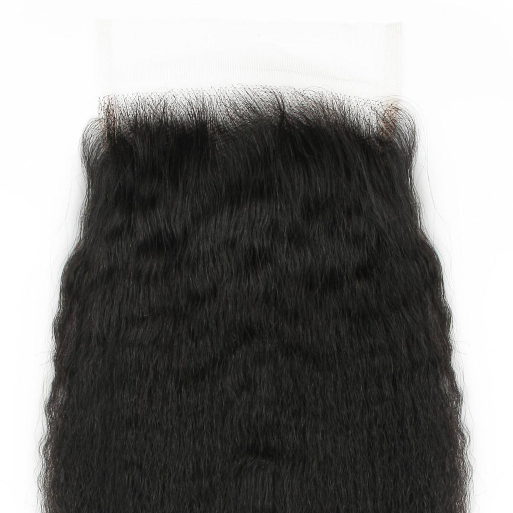 Kinky Straight 5x5 HD Lace Human Hair Closure by Private Label