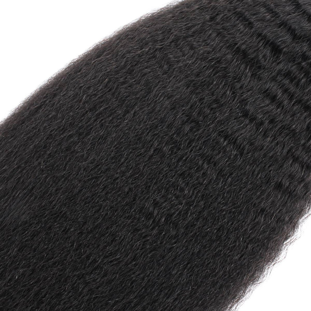 Kinky Straight Bulk 100% Human Braiding Hair by Private Label
