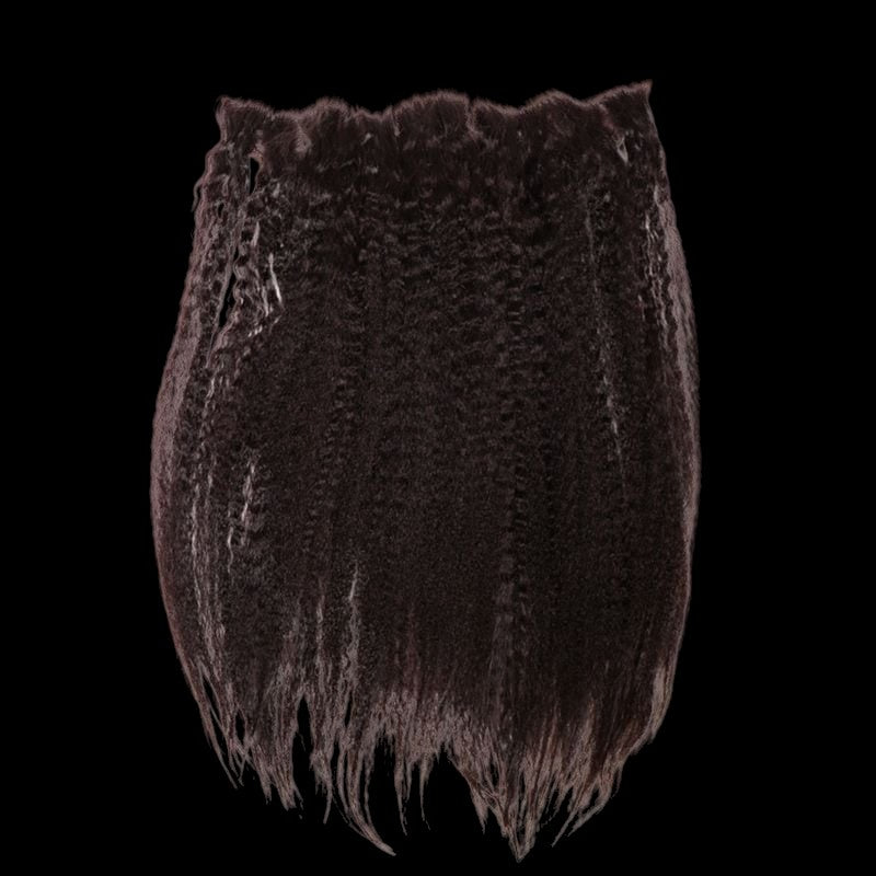 Kinky Straight 13x4 Transparent Lace Human Hair Frontal by Private Label