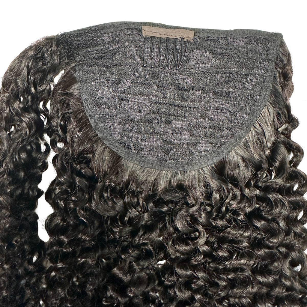 Kinky Curly 100% Human Hair Ponytail Extension by Private Label