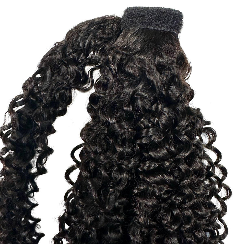 Kinky Curly 100% Human Hair Ponytail Extension by Private Label