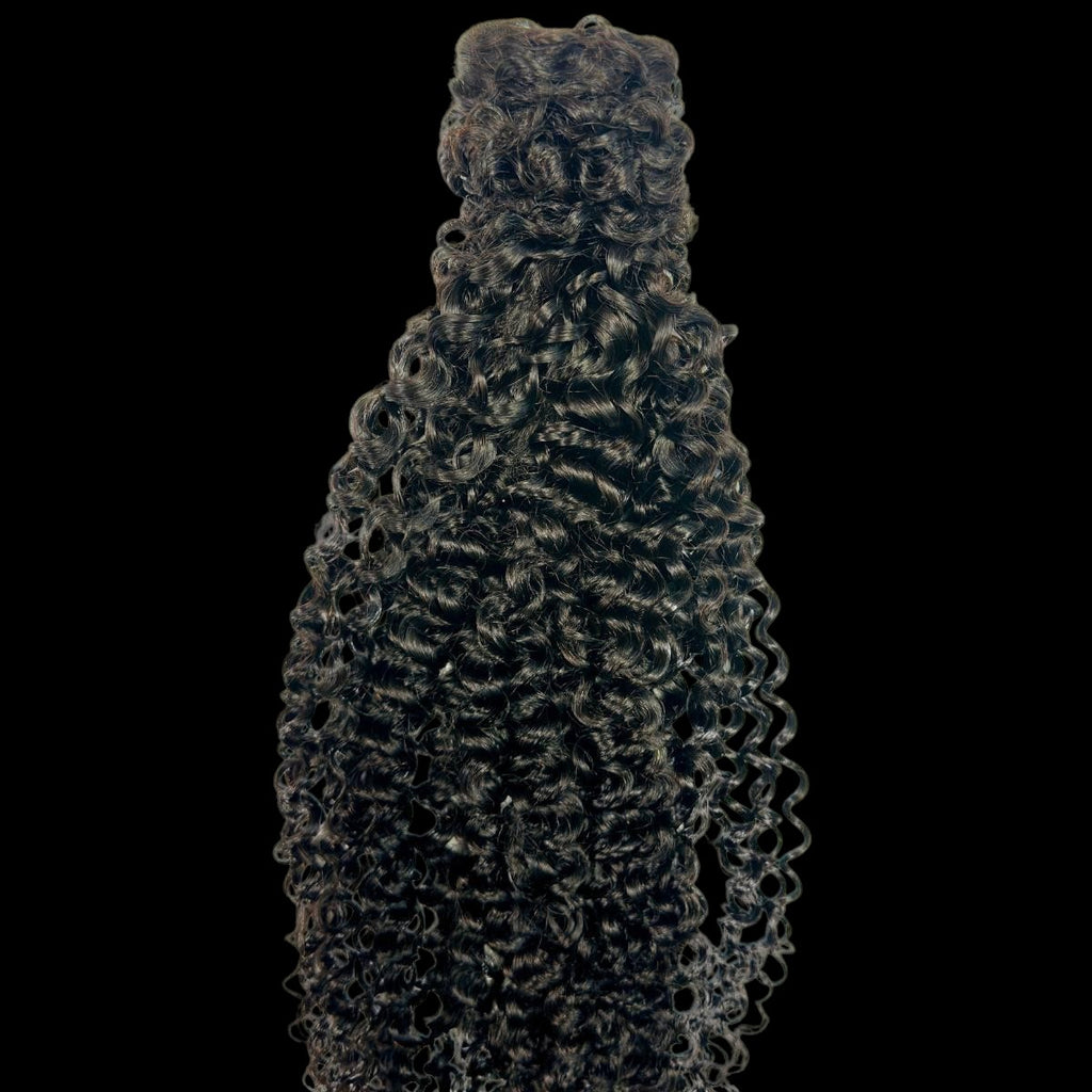 Kinky Curly 100% Human Hair Ponytail Extension by Private Label