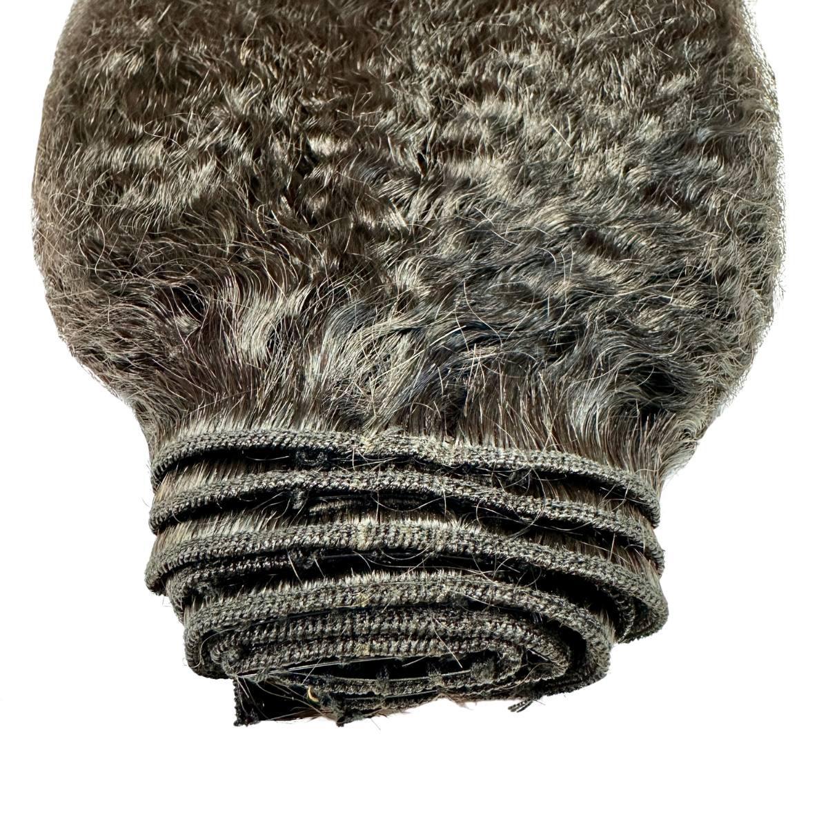 Kinky Straight Clip-In 100% Human Hair Extensions by Private Label