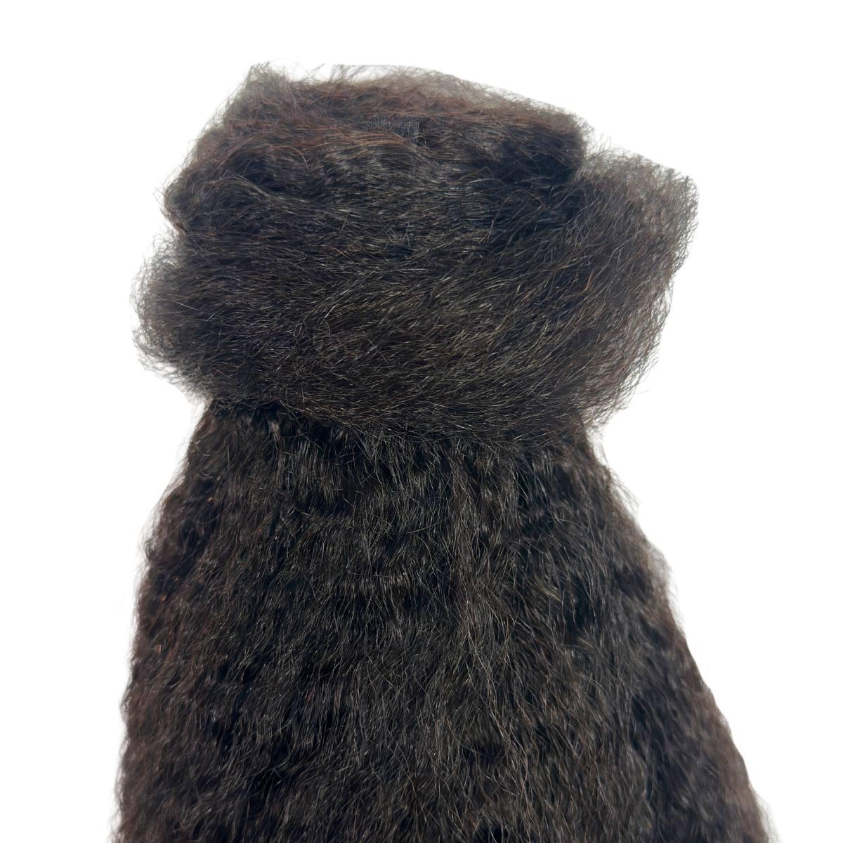 Kinky Straight 100% Human Hair Ponytail Extension by Private Label