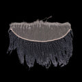 Afro Kinky Curly 13x4 Transparent Lace Human Hair Frontal by Private Label