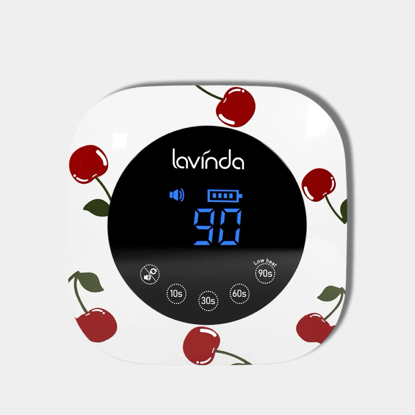 Crown™ Nail Lamp & Wand™ Nail Drill Bundle - Cherry Print by Lavinda