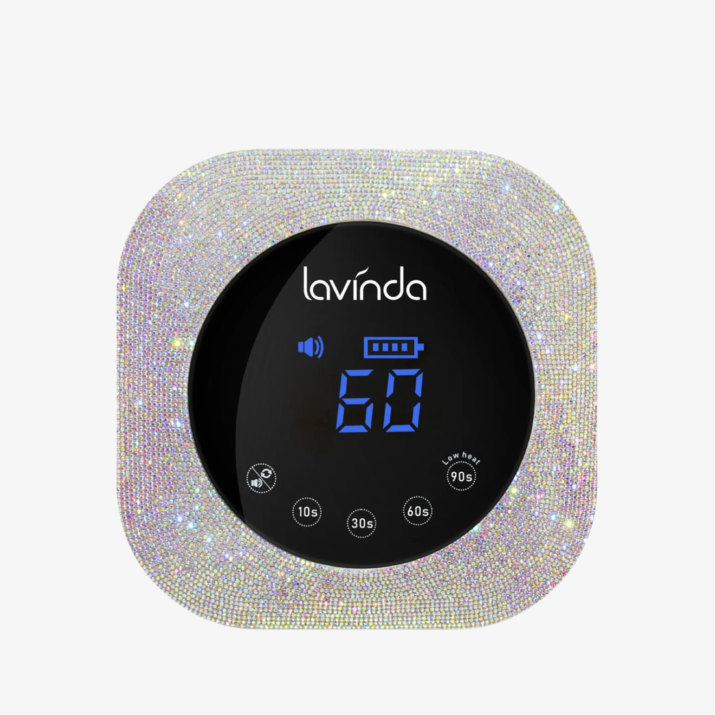 Crown™ Nail Lamp & Wand™ Lite Drill Bundle - Crystal Diamond by Lavinda