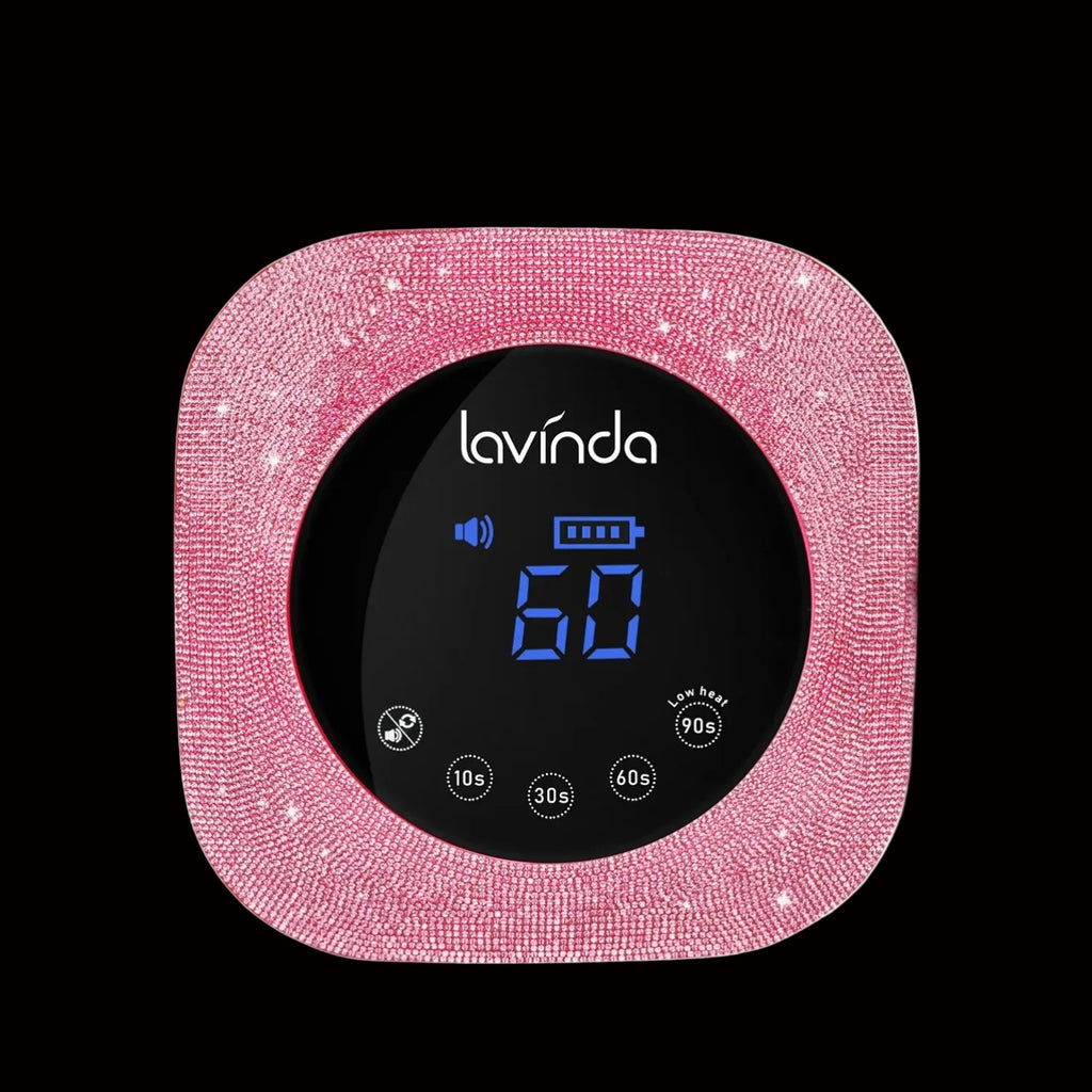 Crown™ Nail Lamp & Wand™ Lite Drill Bundle - Pink Diamond by Lavinda
