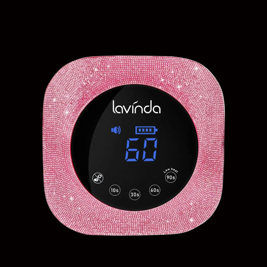 Crown™ Nail Lamp & Wand™ Lite Drill Bundle - Pink Diamond by Lavinda