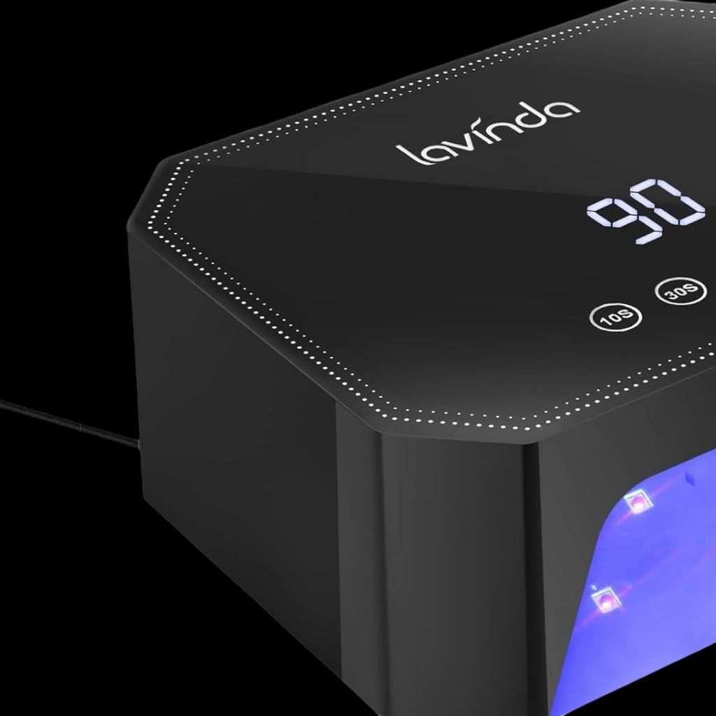 Lumina™ Nail Lamp - Black - Plug-in UV/LED by Lavinda