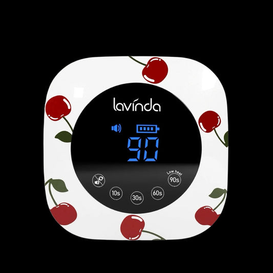 Crown™ Nail Lamp & Wand™ Nail Drill Bundle - Cherry Print by Lavinda