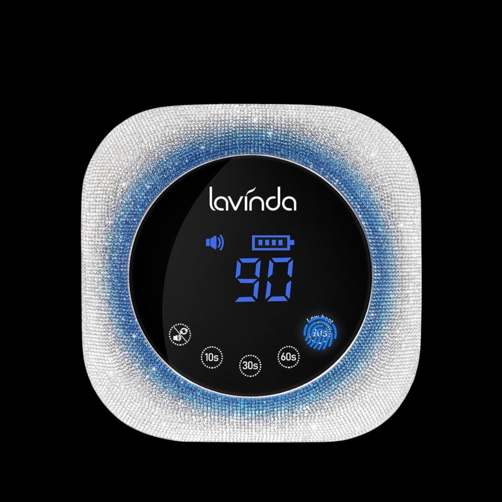 Crown™ Bling Nail Lamp - Gradient Blue - 54W Rechargeable UV/LED by Lavinda