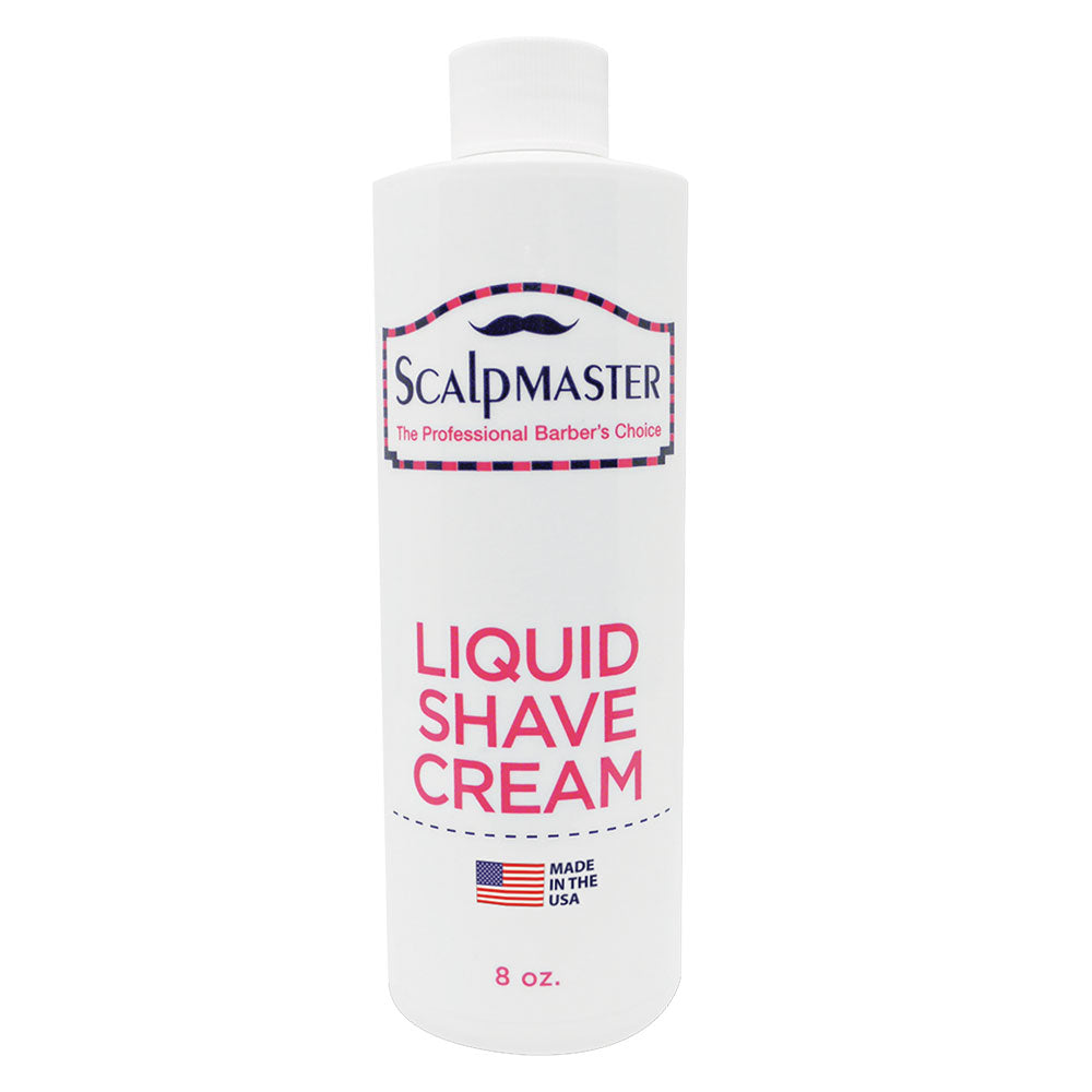 Scalpmaster Liquid Shave Cream 8oz by Beauty Supply 123 Outlet