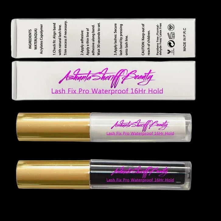 Ashunta Sheriff Beauty Lash Fix Pro 16 hour hold by Ashunta Sheriff Beauty