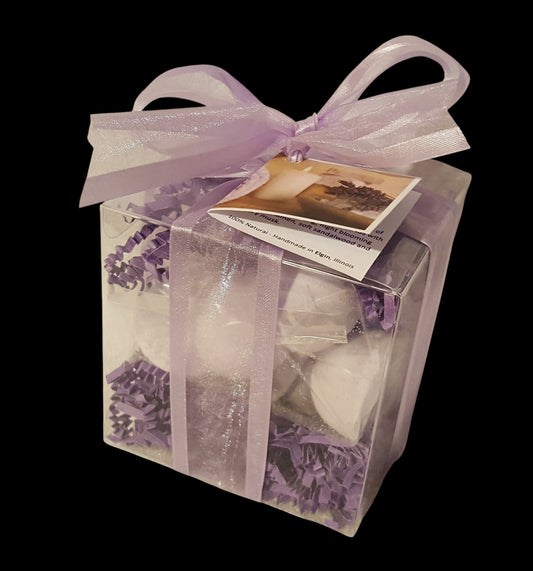 Lavender Chamomile 14-pack Bath Bomb Gift Set by Spa Pure