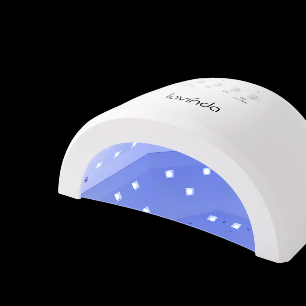 Glow™ Lite Nail Lamp - White - 48W Plug-in UV/LED by Lavinda