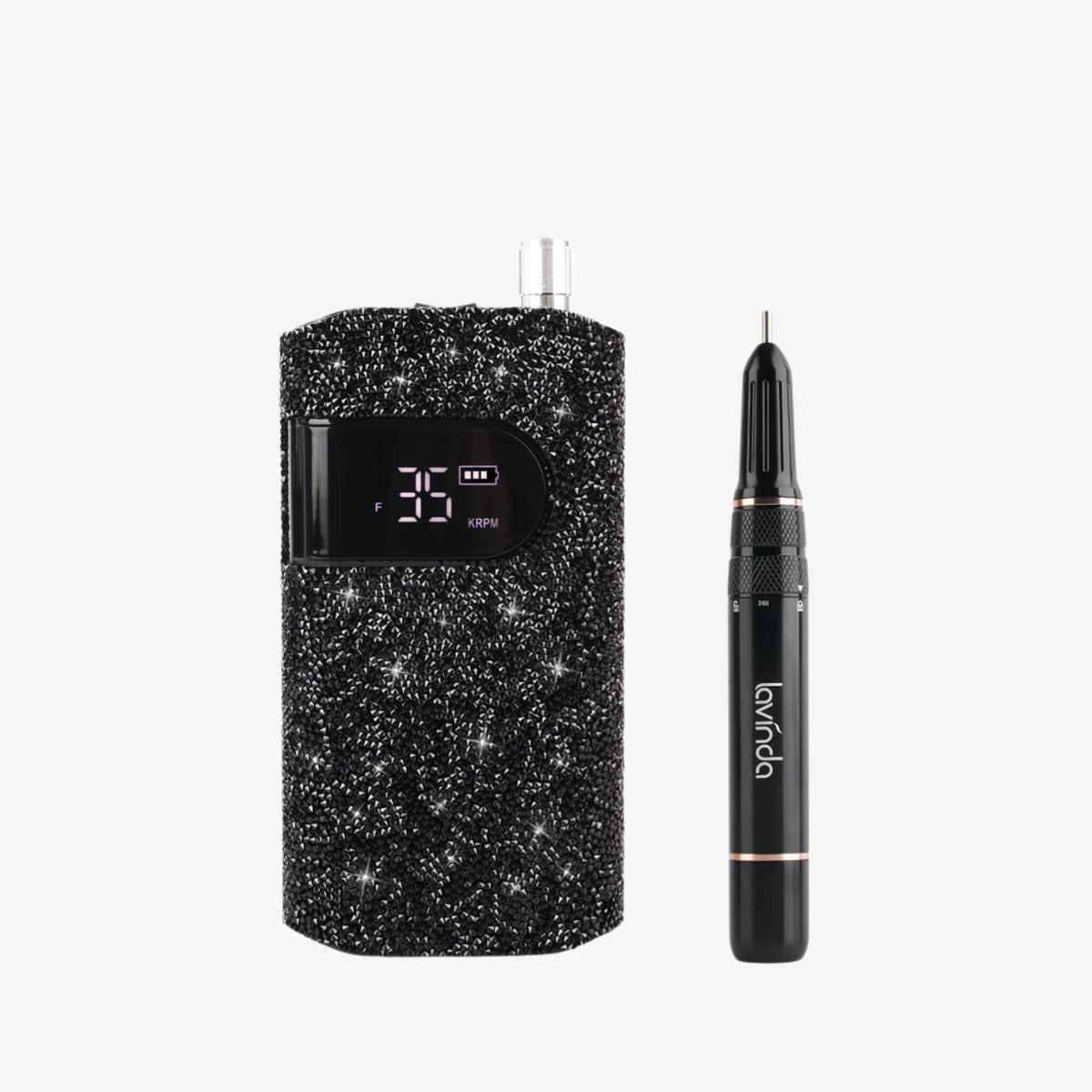 Wand™ Nail Drill - Black Diamond - 35,000 RPM Rechargeable