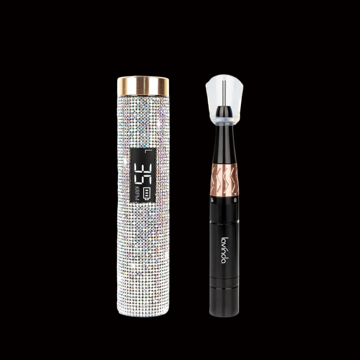 Crown™ Nail Lamp & Wand™ Lite Drill Bundle - Crystal Diamond by Lavinda