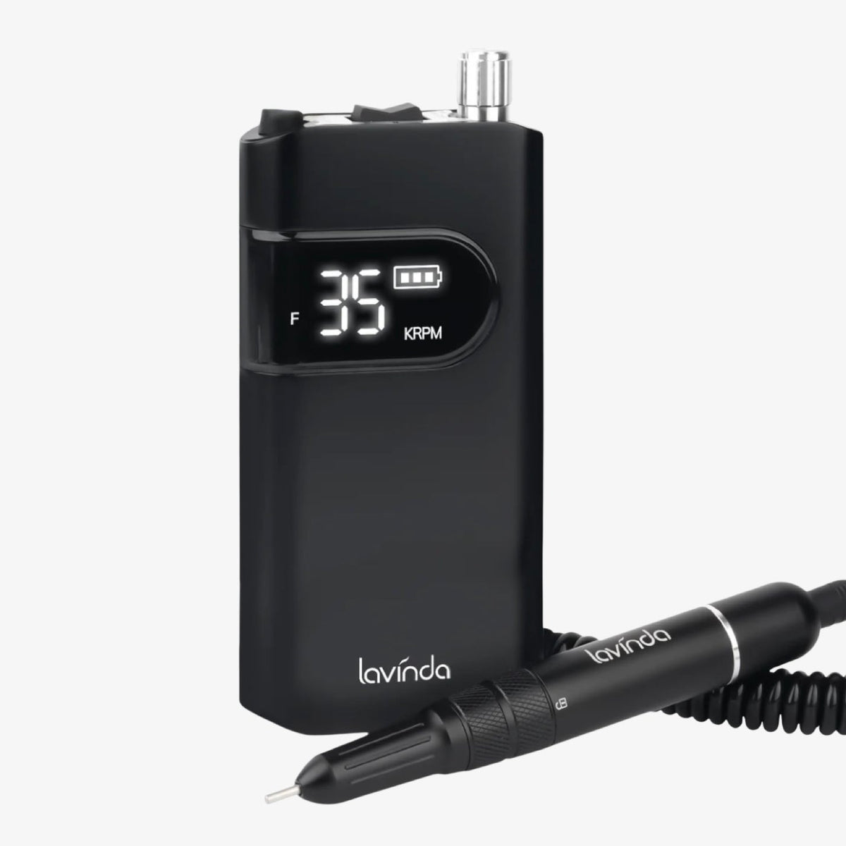 Wand™ Nail Drill - Black - 35,000 RPM Rechargeable