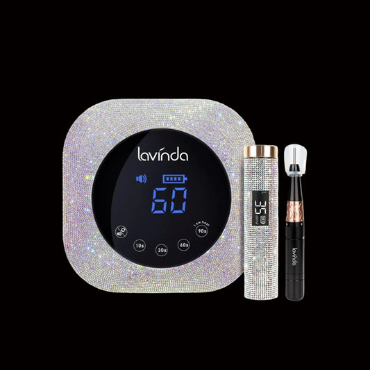 Crown™ Nail Lamp & Wand™ Lite Drill Bundle - Crystal Diamond by Lavinda