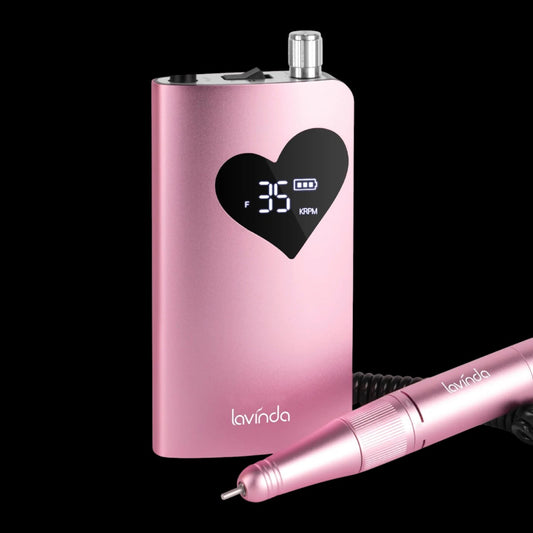 Wand™ Air Nail Drill - Pink - 35,000 RPM Rechargeable by Lavinda