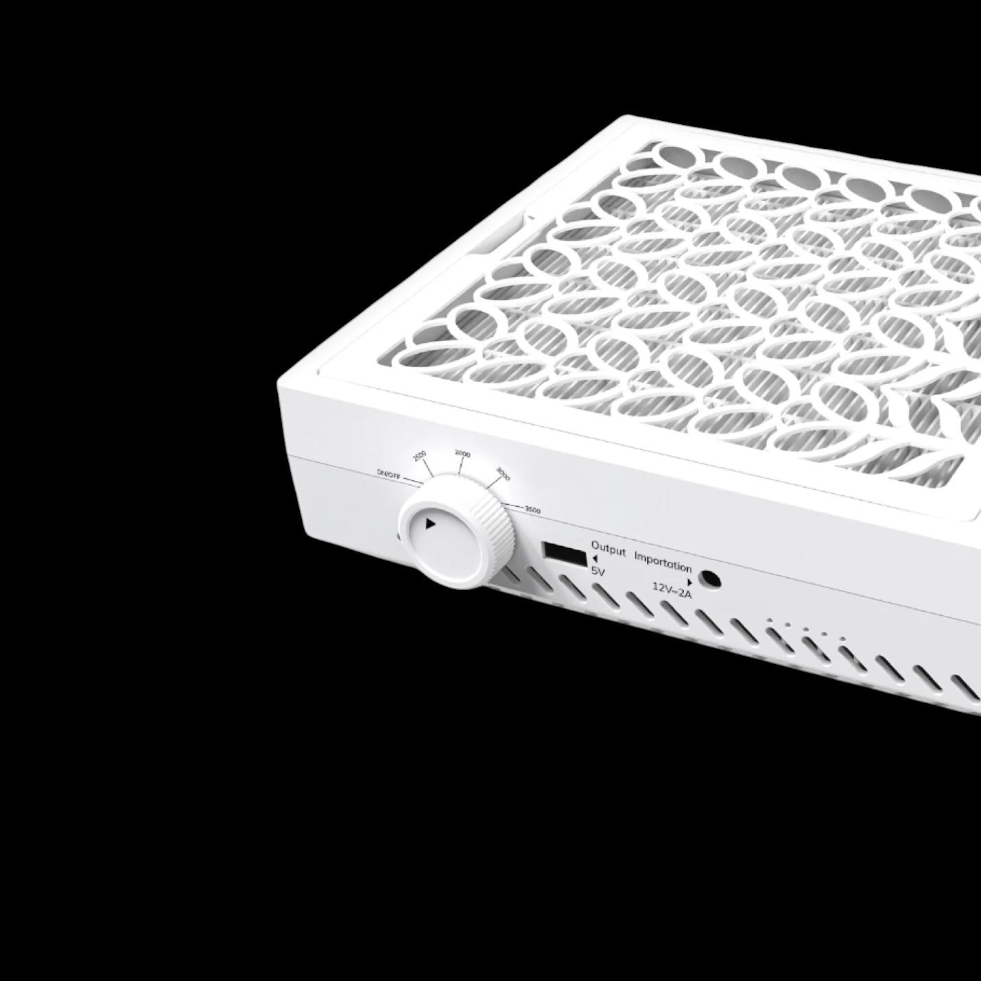 Pure™ Lite Nail Dust Collector - White by Lavinda