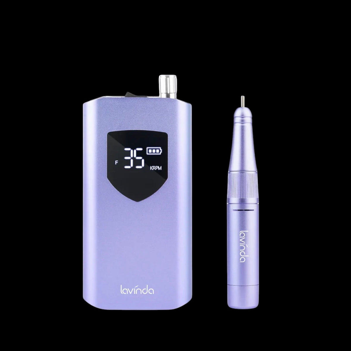 Wand™ Ease Nail Drill - Metallic Purple - 35,000 RPM Rechargeable by Lavinda