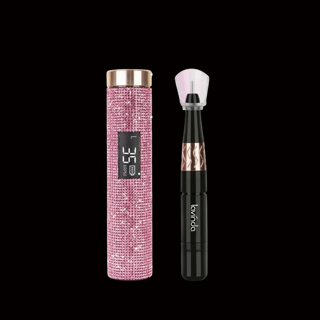 Crown™ Nail Lamp & Wand™ Lite Drill Bundle - Pink Diamond by Lavinda