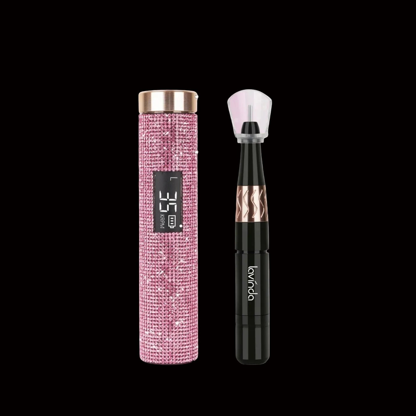 Crown™ Nail Lamp & Wand™ Lite Drill Bundle - Pink Diamond by Lavinda