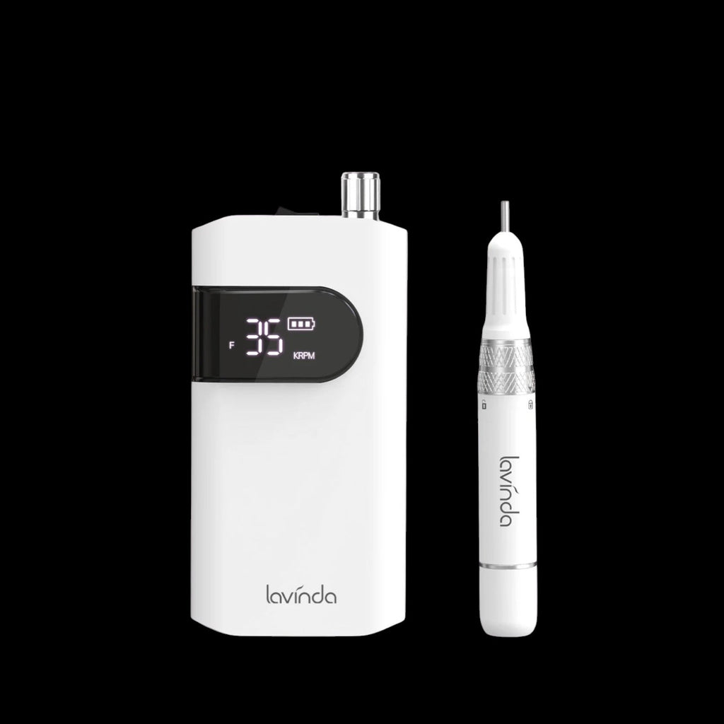 Wand™ Nail Drill - White - 35,000 RPM Rechargeable by Lavinda