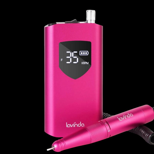 Wand™ Ease Nail Drill - Viva Magenta - 35,000 RPM Rechargeable by Lavinda