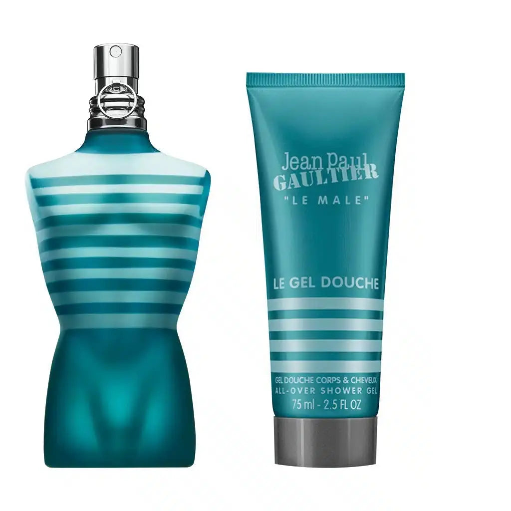 Le Male By Jean Paul Gaultier For Men 2Pcs Set EDT Spray by perfumesandrea