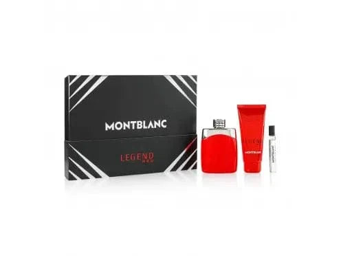 Legend Red By Montblanc For Men 3Pcs Set EDP Spray by perfumesandrea