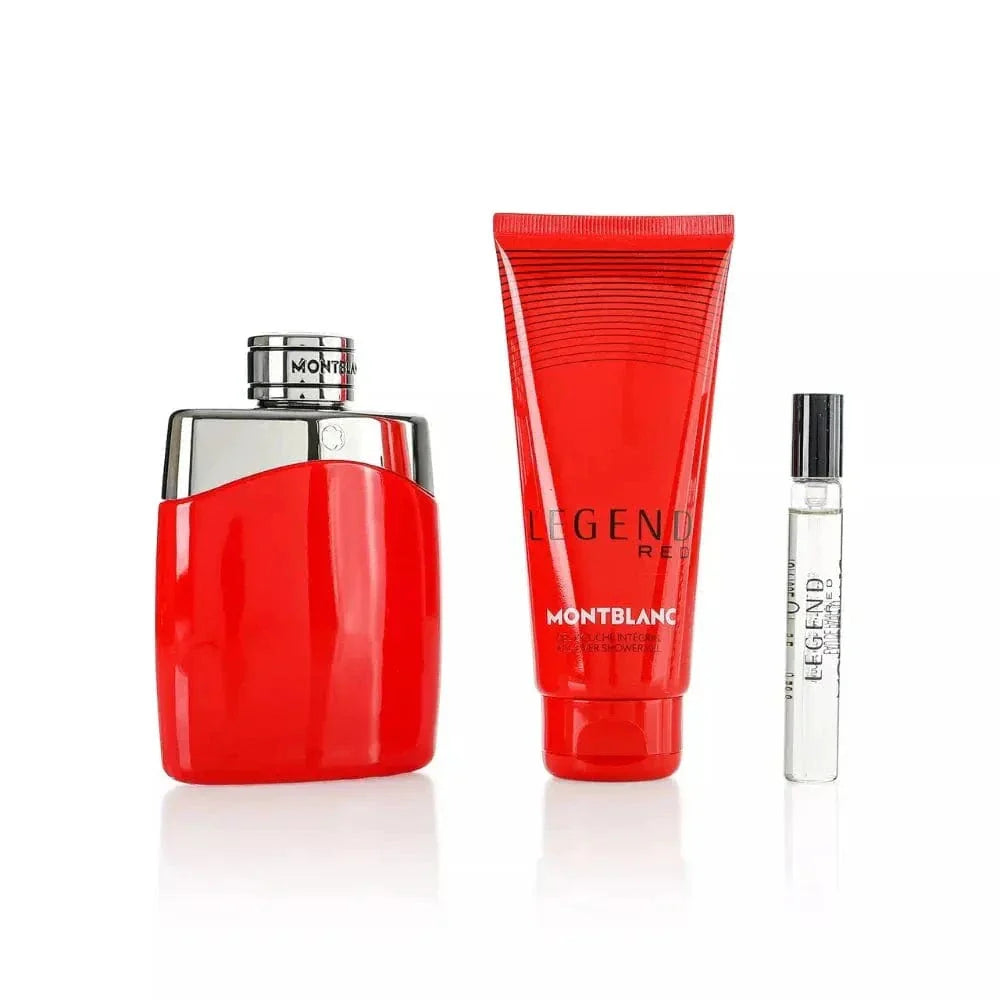 Legend Red By Montblanc For Men 3Pcs Set EDP Spray by perfumesandrea