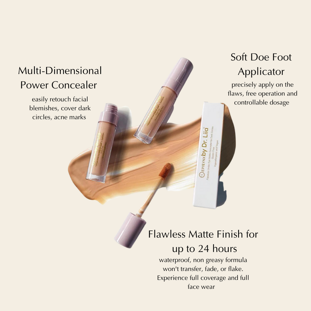 Flawless Matte Concealer – Vegan, Gluten-Free, Full Coverage & Long-Wearing by EpiLynx